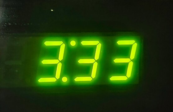 digital alarm clock.