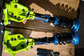 The rear subframe is reinforced and aligned for solid differential mounting and improved chassis...