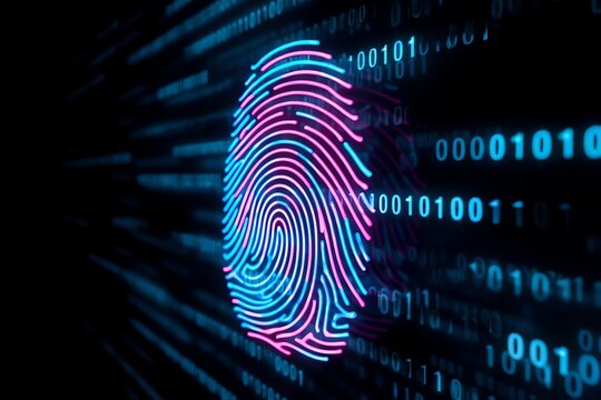 Digital fingerprint scanner, cybersecurity and identity verification in digital age