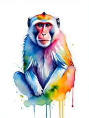 abstract background with colorful animals