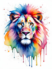 abstract background with colorful animals