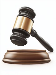 Gavel and mallet of law, symbols of justice and authority in a legal setting.