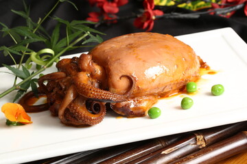 Chinese cuisine, Cantonese cuisine, braised squid