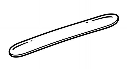 Obraz premium Monochrome Oval Pharmaceutical Pill Medical Illustration, Detailed Hand Drawn Sketch in Black and White, Minimalistic Line Art Design on an Isolated White Background, Medical and Clean Style