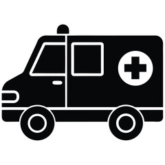 ambulance vector icon
