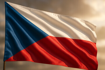 Obraz premium czech republic flag