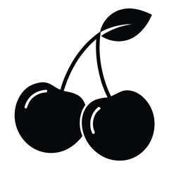 cherry vector icon