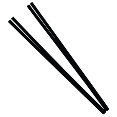 chopsticks vector icon