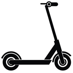 electric scooter vector icon