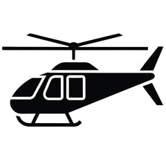helicopter vector icon