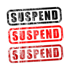 suspend grunge stamp background