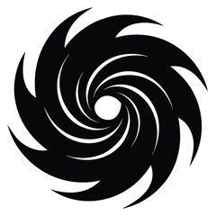 mystic swirl teeth vector icon