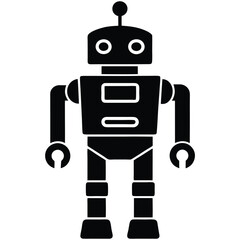 Fototapeta premium robot vector icon