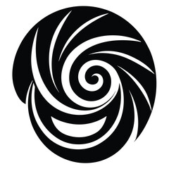 voodoo swirl mask vector icon