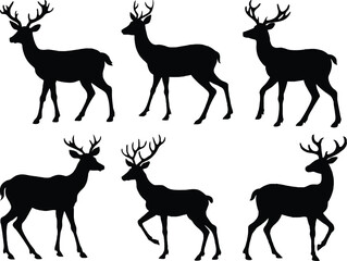 Deer Silhouette Vector