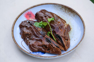 Chinese cuisine, Cantonese cuisine, braised goose head