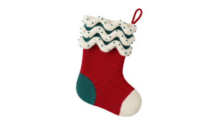 Isolated Christmas Stocking
