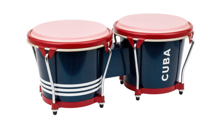 Isolated Bongo Drums