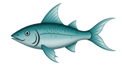 Isolated Cartoon Fish