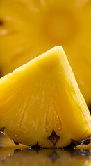 Pineapple slice with glossy surface v2