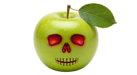 Isolated Apple Skull