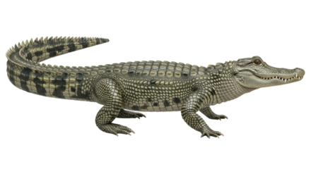 Isolated Alligator