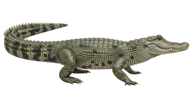 Isolated Alligator