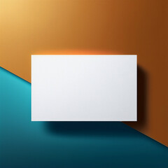 Corporate stationery set mockup at color textured paper background.