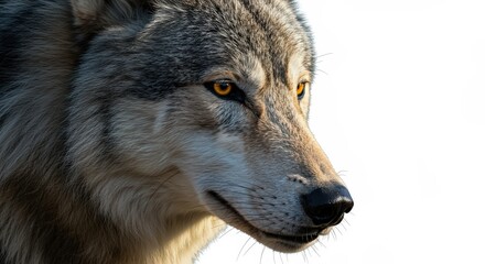 Obraz premium Wolf portrait closeup