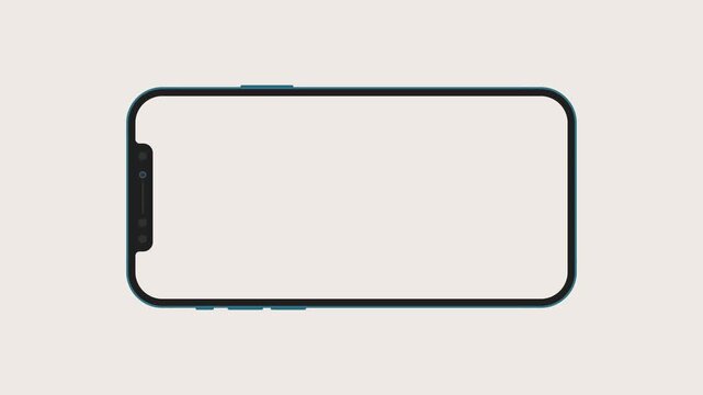Mobile Phone Mockup Animation | App UI UX Presentation. Android smartphone mockup animation with green screen. animation with mobile phone mockup 4k stock video. 