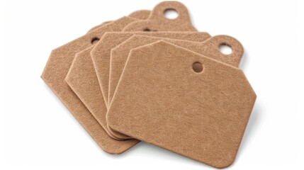Elegant beige hangtags perfect for branding, gifting, or personal use. Customize with ease in stylish design.