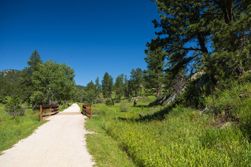 Bridge on the George S. Mickelson Trail, South Dakota