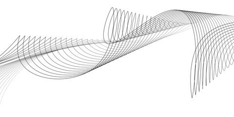 Abstract vector background with black wavy lines. EPS10