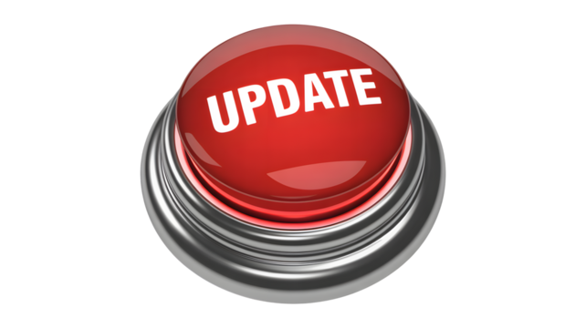 Press the big red UPDATE button for progress and change now - Powered by Adobe