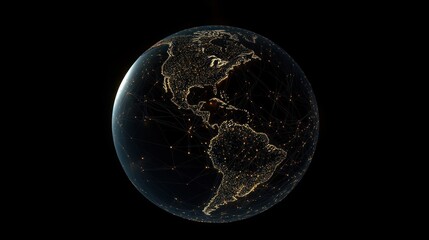 Global Network: A Visualization of Interconnectivity