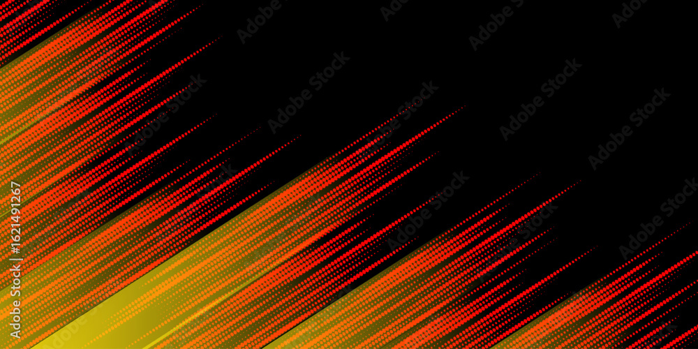 Aufkleber abstract black and gold are light with orange the gradient is the surface with templates metal textu