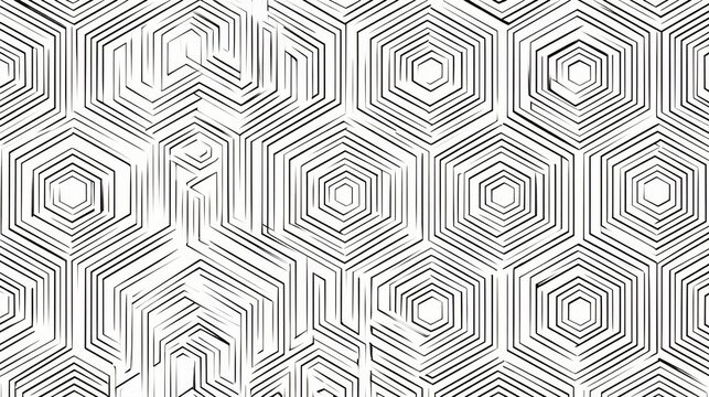 Black and white image of a turtle shell with a pattern of squares