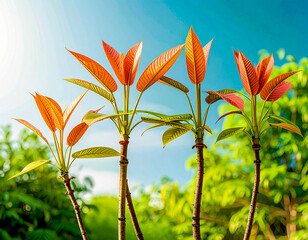 Abstract Artistic Illustration of Leaves and Foliage 149