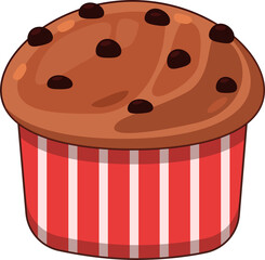illustration of cupcake