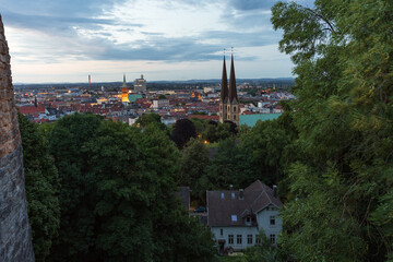 Stadtpanorama Von Bielefeld NordrheinWestfalen Aufgenommen