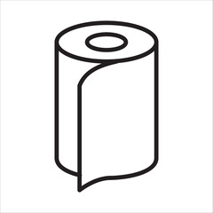 Tissue icon outine vector
