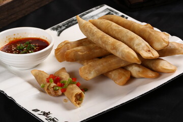 Chinese cuisine, Cantonese cuisine, roll tip