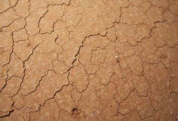 Abstract cork background featuring a natural porous texture in warm beige tones