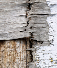 Cracked wood peeling off texture. 