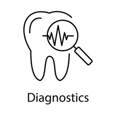 Diagnostics Icon. Vector Design