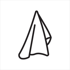 Toerl icon outline vector