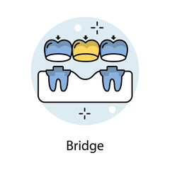  Bridge Icon. Vector Design