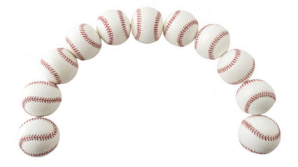 baseball ball isolated on white