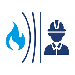 Resilience Icon Vector Illustration Blue Version