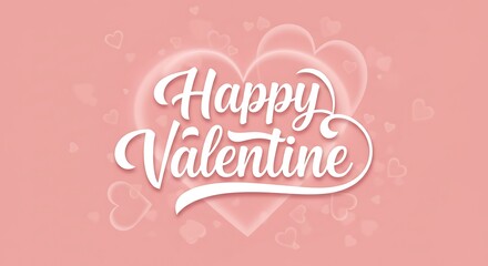 Naklejka premium happy valentines day greeting card